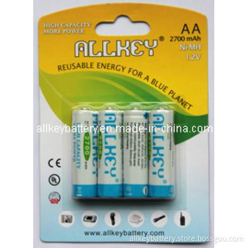 1.2V 1000mAh AA Rechargeable Battery